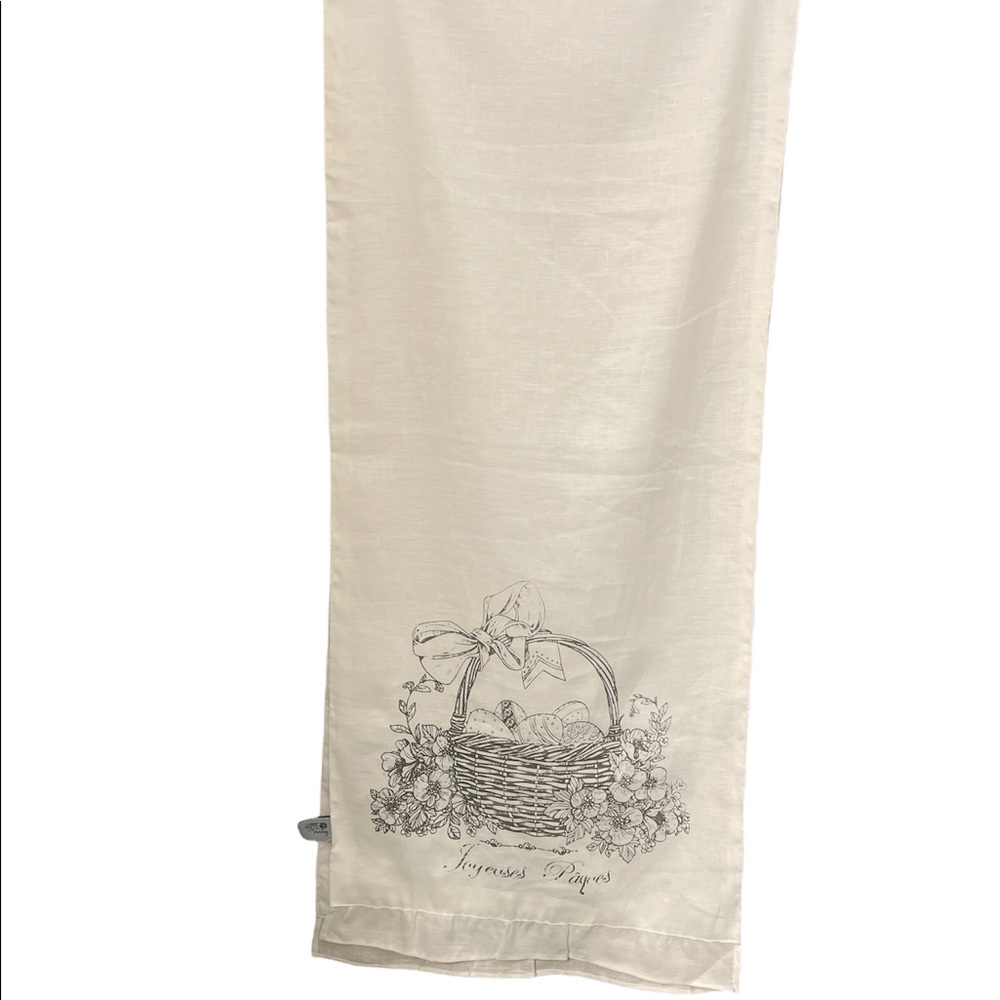 Bunny Tales Linen Table Runner
